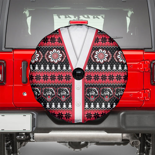 Perth Bears Rugby Christmas Spare Tire Cover Aboriginal Seamless Cardigan Inspired