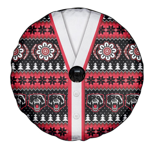 Perth Bears Rugby Christmas Spare Tire Cover Aboriginal Seamless Cardigan Inspired