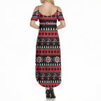 Perth Bears Rugby Christmas Summer Maxi Dress Aboriginal Seamless Cardigan Inspired