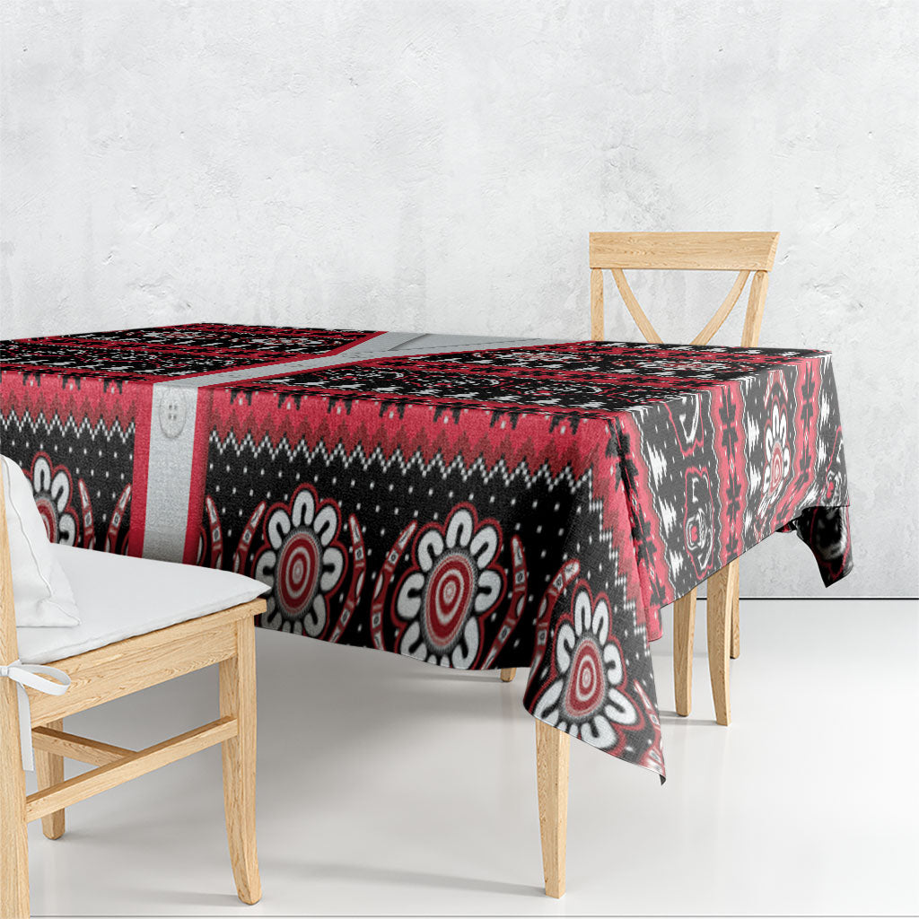 Perth Bears Rugby Christmas Tablecloth Aboriginal Seamless Cardigan Inspired