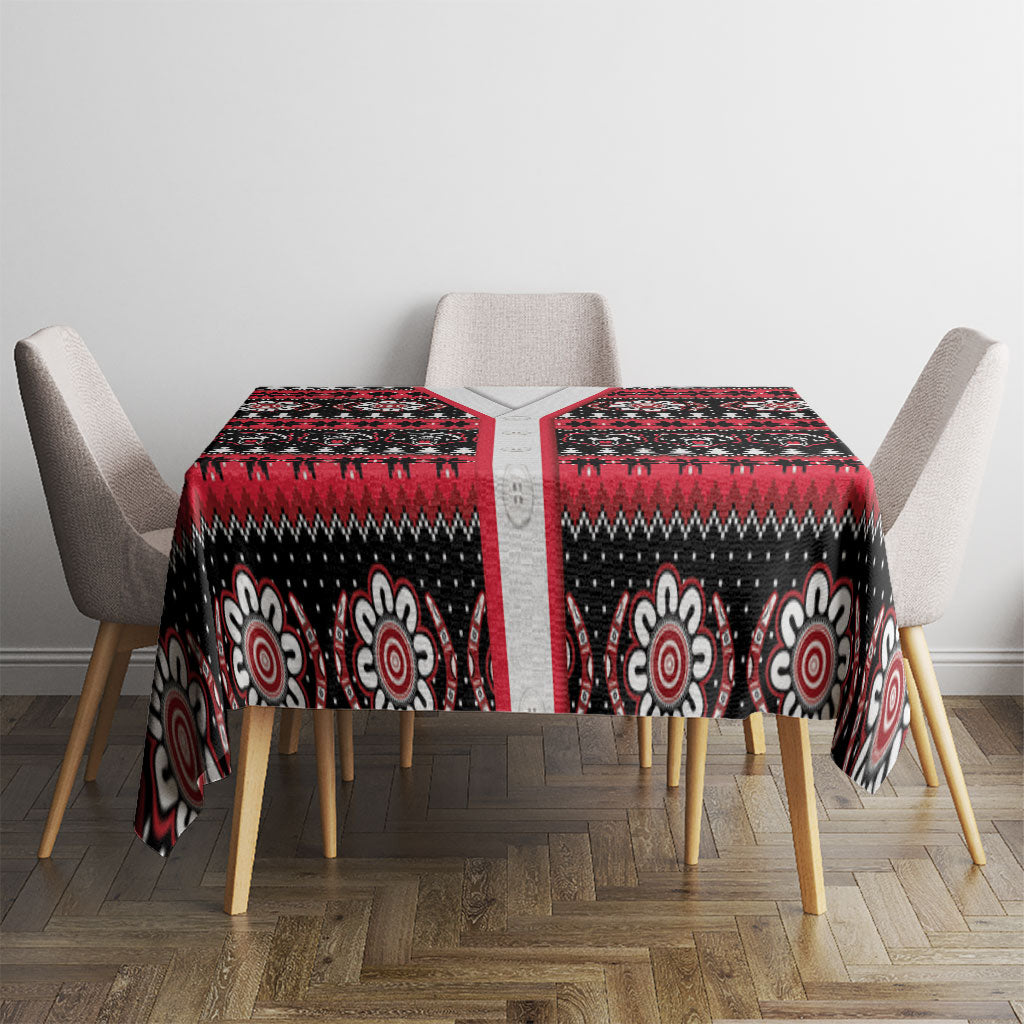 Perth Bears Rugby Christmas Tablecloth Aboriginal Seamless Cardigan Inspired