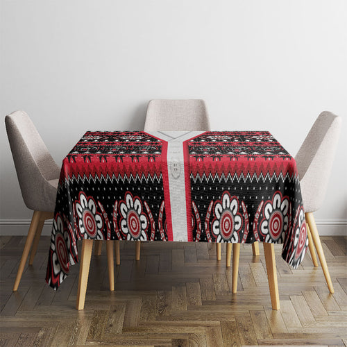 Perth Bears Rugby Christmas Tablecloth Aboriginal Seamless Cardigan Inspired