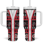 Perth Bears Rugby Christmas Tumbler With Handle Aboriginal Seamless Cardigan Inspired