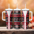 Perth Bears Rugby Christmas Tumbler With Handle Aboriginal Seamless Cardigan Inspired