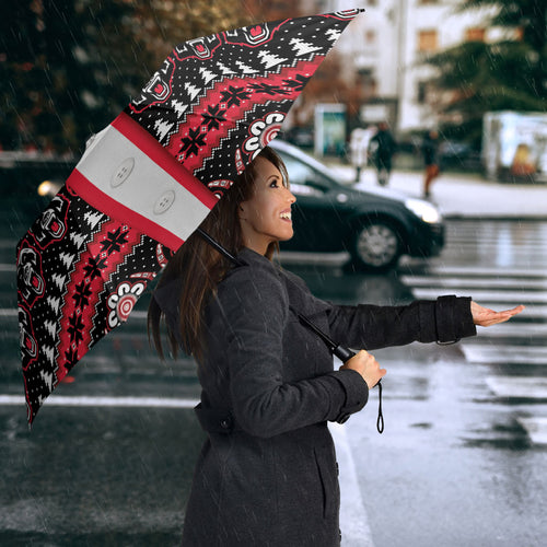 Perth Bears Rugby Christmas Umbrella Aboriginal Seamless Cardigan Inspired