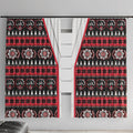 Perth Bears Rugby Christmas Window Curtain Aboriginal Seamless Cardigan Inspired