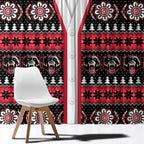Perth Bears Rugby Christmas Window Curtain Aboriginal Seamless Cardigan Inspired