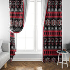 Perth Bears Rugby Christmas Window Curtain Aboriginal Seamless Cardigan Inspired