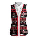 Perth Bears Rugby Christmas Women Sleeveless Polo Shirt Aboriginal Seamless Cardigan Inspired