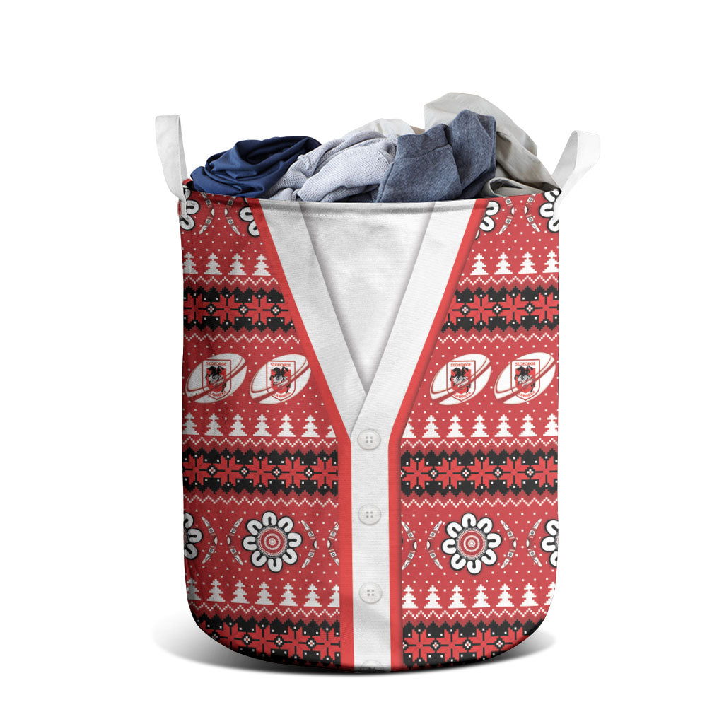 Dragons Rugby Christmas Laundry Basket Aboriginal Seamless Cardigan Inspired