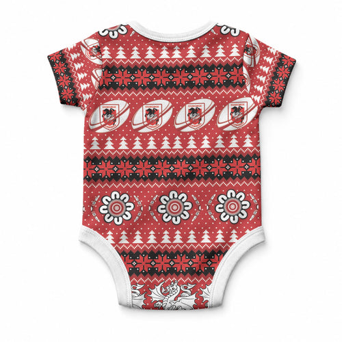 Dragons Rugby Christmas Baby Onesie Aboriginal Seamless Cardigan Inspired