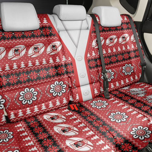 Dragons Rugby Christmas Back Car Seat Cover Aboriginal Seamless Cardigan Inspired