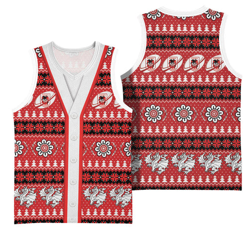 Dragons Rugby Christmas Basketball Jersey Aboriginal Seamless Cardigan Inspired