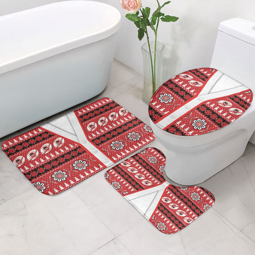 Dragons Rugby Christmas Bathroom Set Aboriginal Seamless Cardigan Inspired