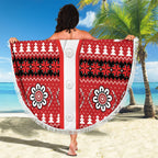 Dragons Rugby Christmas Beach Blanket Aboriginal Seamless Cardigan Inspired