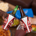 Dragons Rugby Christmas 4 in 1 Can Cooler Tumbler Aboriginal Seamless Cardigan Inspired