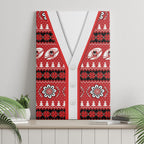 Dragons Rugby Christmas Canvas Wall Art Aboriginal Seamless Cardigan Inspired