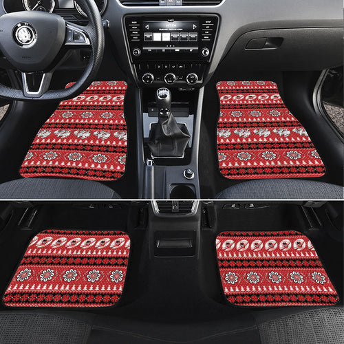 Dragons Rugby Christmas Car Mats Aboriginal Seamless Cardigan Inspired