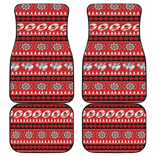 Dragons Rugby Christmas Car Mats Aboriginal Seamless Cardigan Inspired