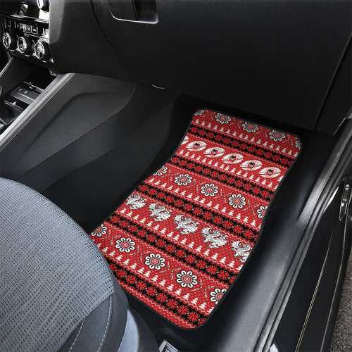 Dragons Rugby Christmas Car Mats Aboriginal Seamless Cardigan Inspired