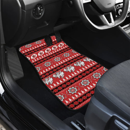 Dragons Rugby Christmas Car Mats Aboriginal Seamless Cardigan Inspired