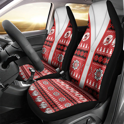 Dragons Rugby Christmas Car Seat Cover Aboriginal Seamless Cardigan Inspired