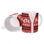 Dragons Rugby Christmas Ceramic Mug Aboriginal Seamless Cardigan Inspired