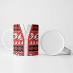 Dragons Rugby Christmas Ceramic Mug Aboriginal Seamless Cardigan Inspired