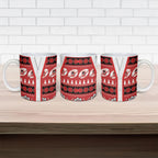 Dragons Rugby Christmas Ceramic Mug Aboriginal Seamless Cardigan Inspired