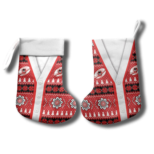 Dragons Rugby Christmas Stocking Aboriginal Seamless Cardigan Inspired