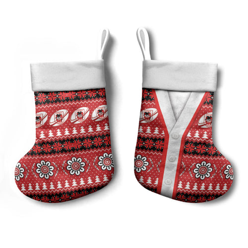 Dragons Rugby Christmas Stocking Aboriginal Seamless Cardigan Inspired