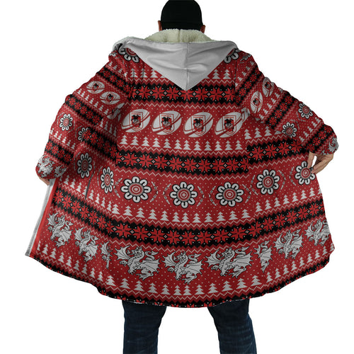 Dragons Rugby Christmas Cloak Aboriginal Seamless Cardigan Inspired