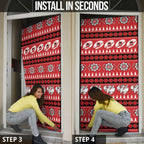 Dragons Rugby Christmas Door Cover Aboriginal Seamless Cardigan Inspired