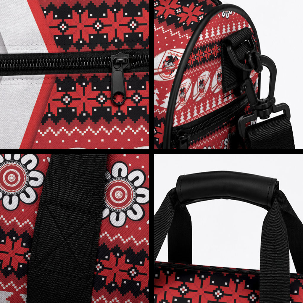 Dragons Rugby Christmas Duffle Bag Aboriginal Seamless Cardigan Inspired