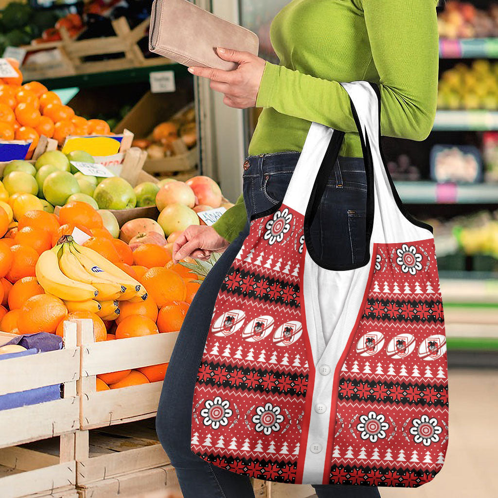 Dragons Rugby Christmas Grocery Bag Aboriginal Seamless Cardigan Inspired