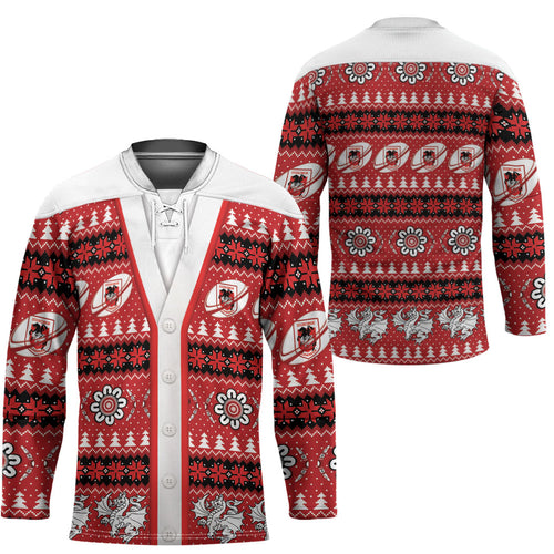 Dragons Rugby Christmas Hockey Jersey Aboriginal Seamless Cardigan Inspired