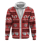Dragons Rugby Christmas Hoodie Aboriginal Seamless Cardigan Inspired