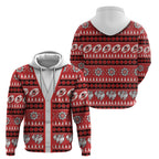 Dragons Rugby Christmas Hoodie Aboriginal Seamless Cardigan Inspired