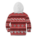 Dragons Rugby Christmas Kid Hoodie Aboriginal Seamless Cardigan Inspired