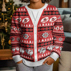 Dragons Rugby Christmas Kid Ugly Christmas Sweater Aboriginal Seamless Cardigan Inspired