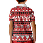 Dragons Rugby Christmas Kid Polo Shirt Aboriginal Seamless Cardigan Inspired