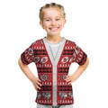 Dragons Rugby Christmas Kid T Shirt Aboriginal Seamless Cardigan Inspired