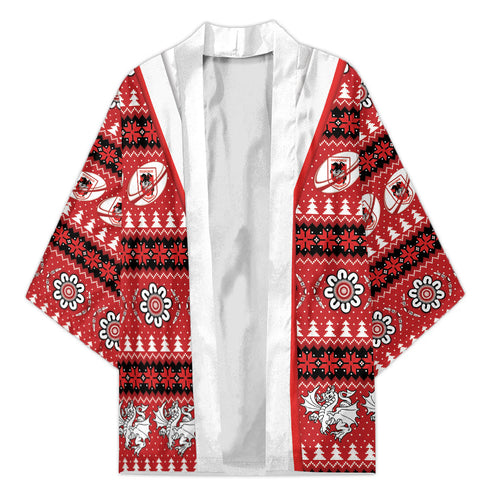 Dragons Rugby Christmas Kimono Aboriginal Seamless Cardigan Inspired
