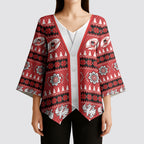 Dragons Rugby Christmas Kimono Sleeve Blouse Aboriginal Seamless Cardigan Inspired