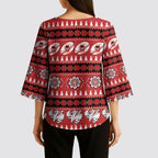 Dragons Rugby Christmas Kimono Sleeve Blouse Aboriginal Seamless Cardigan Inspired