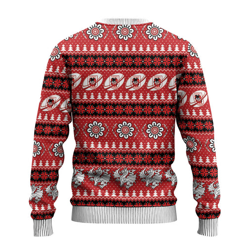 Dragons Rugby Christmas Ugly Christmas Sweater Aboriginal Seamless Cardigan Inspired