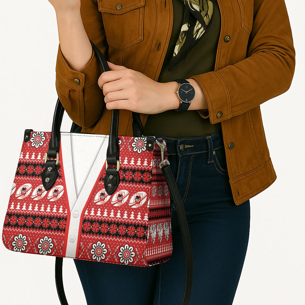 Dragons Rugby Christmas Leather Bag Aboriginal Seamless Cardigan Inspired