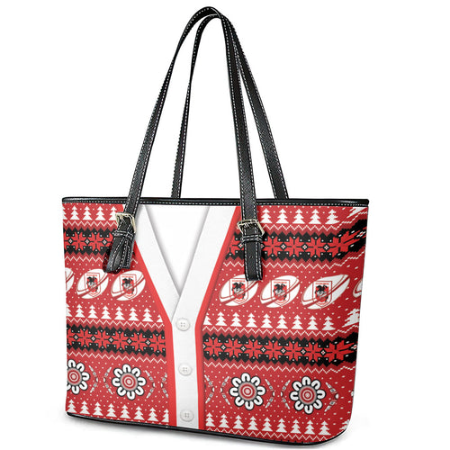Dragons Rugby Christmas Leather Tote Bag Aboriginal Seamless Cardigan Inspired