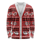Dragons Rugby Christmas Long Sleeve Shirt Aboriginal Seamless Cardigan Inspired