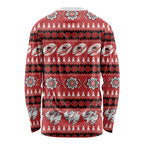Dragons Rugby Christmas Long Sleeve Shirt Aboriginal Seamless Cardigan Inspired